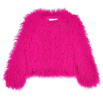 YUAKOU Women's Shaggy Faux Fur Outwear Coat - Warm Winter Jacket