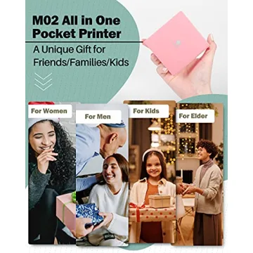 Compact Phomemo Sticker Printer for Photos & Notes