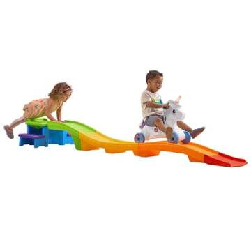 Step2 Unicorn Up & Down Roller Coaster and Farther & Faster Coaster Track Expansion Pack Second Edit...