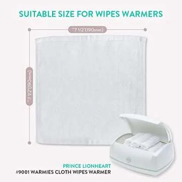 Prince Lionheart Warmies Reusable Cloth Wipes for Eco-Friendly Care