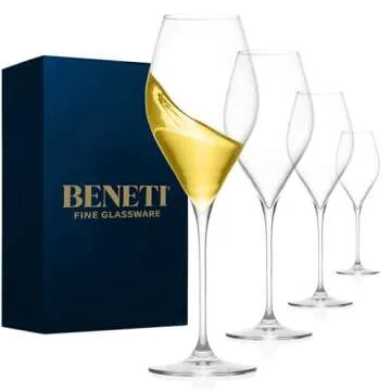 BENETI Hand-Blown Wine Glass Set for Modern Wine Lovers