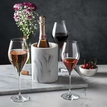 BENETI Hand-Blown Wine Glass Set for Modern Wine Lovers
