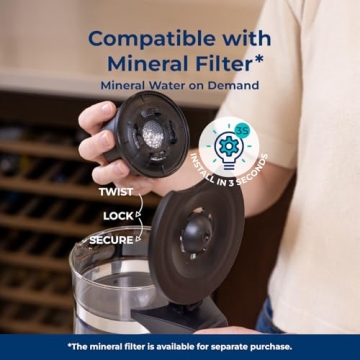 Bluevua RO Water Filter Replacement Carafes 1700ML