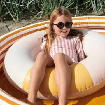 Stylish LDIOIF Toddler Girls UV Protection Swimsuit 3-4T