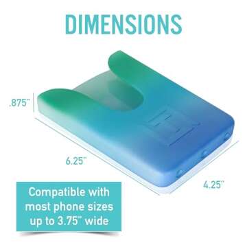 Blue Ombré Phone Holder for Bogg Bag - Fits All Phones