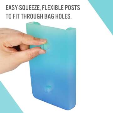 Blue Ombré Phone Holder for Bogg Bag - Fits All Phones