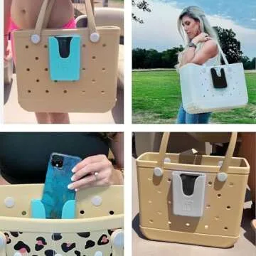 Blue Ombré Phone Holder for Bogg Bag - Fits All Phones