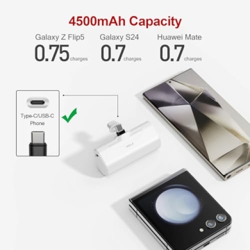 iWALK 4500mAh USB-C Portable Charger for iPhone Android