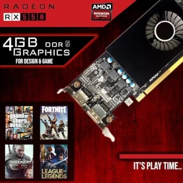 HP Gaming PC with AMD Pro A10-9700 & RX 550 Graphics