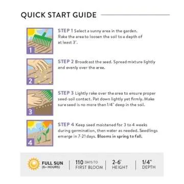 Burpee Wildflower Seeds Mix - 25,000 Non-GMO Seeds