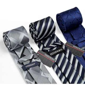 Classic 3 PCS Tie Set for Men - Elegant Neckties Collection