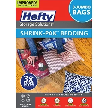 Ultimate Hefty Shrink-Pak Vacuum Storage Bags for Clothes & Bedding