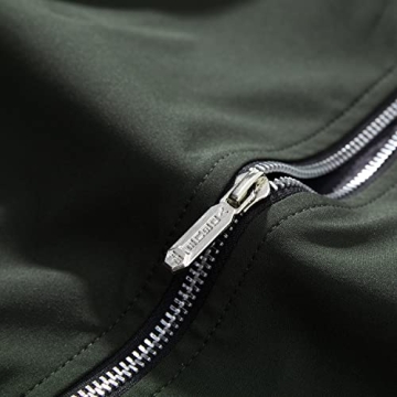 URBANFIND Slim Fit Lightweight Bomber Jacket for Men