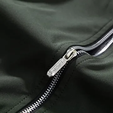 URBANFIND Slim Fit Lightweight Bomber Jacket for Men