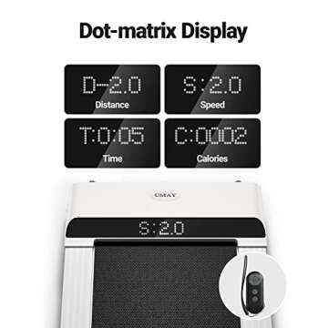 UMAY 2 in 1 Walking Pad: Portable Treadmill for All