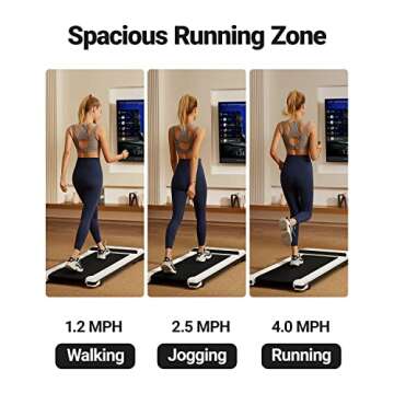 UMAY 2 in 1 Walking Pad: Portable Treadmill for All