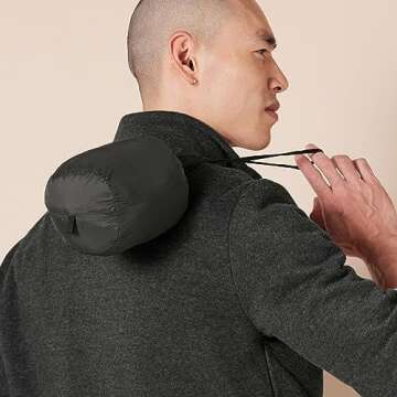 Amazon Essentials Men's Lightweight Water-Resistant Packable Puffer Vest