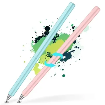 Stylus Pens for Touch Screens (2 Pcs) - High Sensitivity Rotatable Stylus for iPad/iPhone/Android