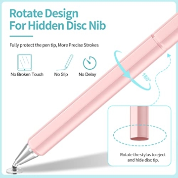 Stylus Pens for Touch Screens - High Sensitivity (2 Pcs)