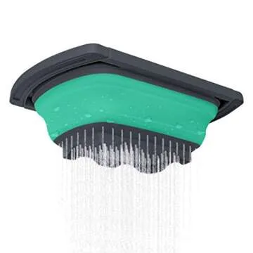 Qimh Colander collapsible, Colander Strainer Over The Sink Vegetable/Fruit Colanders Strainers With Extendable Handles, Folding Strainer for Kitchen,6 Quart