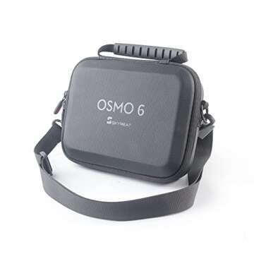 Skyreat Osmo Mobile 6 Storage Case, PU Leather Bag for DJI OM 6 Gimbal Accessories