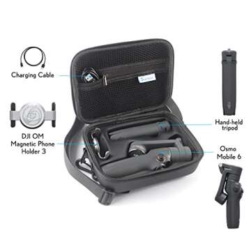 Skyreat Portable Case for DJI OM 6 Gimbal Accessories