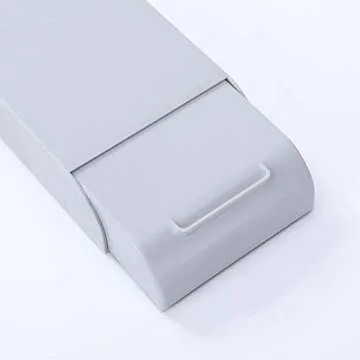 TuTuShop Under Table Drawer, Hidden Self-Adhesive Pencil Tray Drawer,Under Desk Holder Storage Box, Stationery Pencil Storage Drawer Organizer for Office/School/Kitchen (2 Pack White+Grey)