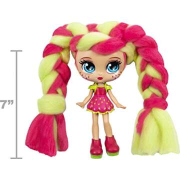 Candylocks, 7-Inch Straw Mary, Sugar Style Deluxe Scented Collectible Doll with Accessories