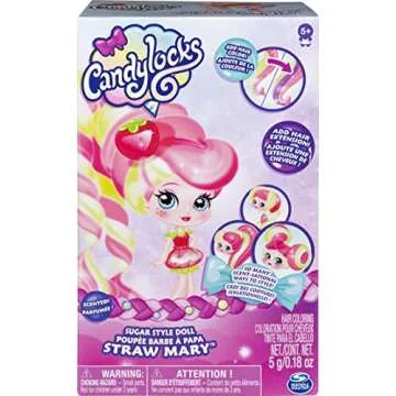 Candylocks, 7-Inch Straw Mary, Sugar Style Deluxe Scented Collectible Doll with Accessories