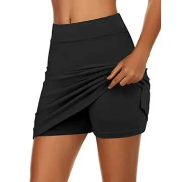 Ekouaer Women's Sport Skorts - Versatile Activewear for Running and Golf