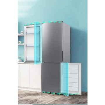 8.8 Cu.ft Compact Refrigerator with Freezer for All Spaces