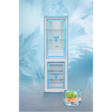 8.8 Cu.ft Compact Refrigerator with Freezer for All Spaces