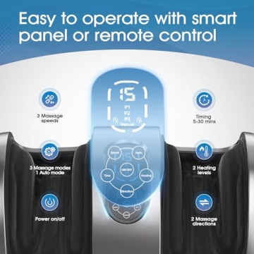 Shiatsu Foot Massager with Heat for Pain Relief