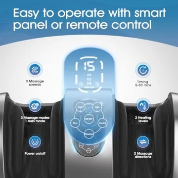 Shiatsu Foot Massager with Heat for Pain Relief