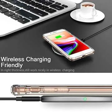 bicol for iPhone SE2 Case 2020,iPhone 7 Case,iPhone 8 Case Clear with Design for Girls Women,Transparent Protective Phone Case Cover for iPhone 8/iPhone 7/iPhone SE2 Leopard Patterns