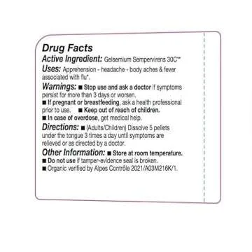 OLLOIS Gelsemium Sempervirens 30c, Organic, Lactose-Free Homeopathic, 80 Pellets (Pack of 1)