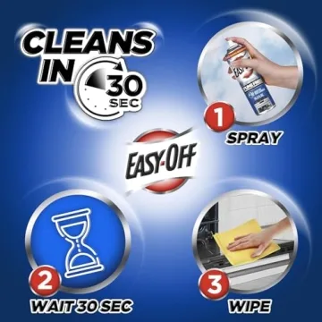 Easy-Off Fume Free Oven Cleaner Spray, Lemon, 24oz, Removes Grease