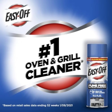 Easy-Off Fume Free Oven Cleaner Spray, Lemon, 24oz, Removes Grease