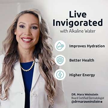 Invigorated Water Blue Multi-Stage Alkaline Water Filter - Improves Hydration For Better Health And ...