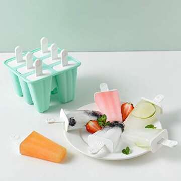 Helistar Silicone Popsicle Molds for Easy Homemade Treats