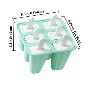 Helistar Silicone Popsicle Molds for Easy Homemade Treats