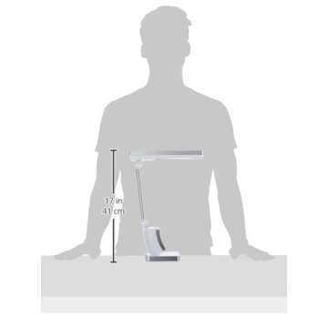 OttLite(R) Slimline Table Lamp, White