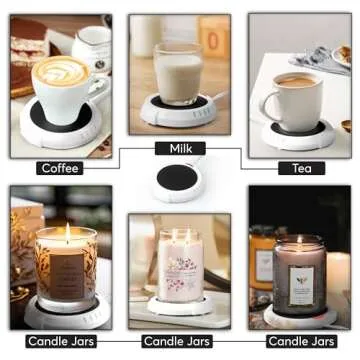 Candle Warmer Plate Electrically Melts Scents Without Flame