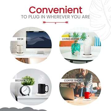 Candle Warmer Plate Electrically Melts Scents Without Flame