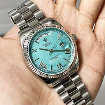 CADISEN Men's Automatic Mechanical Watch Waterproof Design