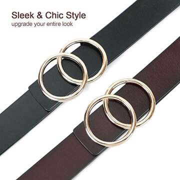 Stylish SUOSDEY Leather Belt for Every Outfit