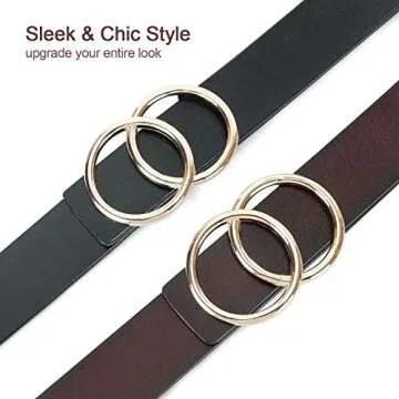 Stylish SUOSDEY Leather Belt for Every Outfit