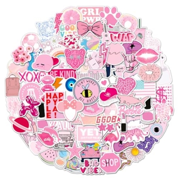 100 PCS Aesthetic Preppy Stickers for Creative Customization