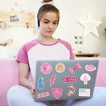 100 PCS Aesthetic Preppy Stickers for Creative Customization