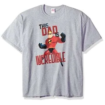 Disney Young Men's This Dad T-Shirt, Gray, XXXX-Large